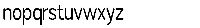 Brigife Soft Condensed Font LOWERCASE