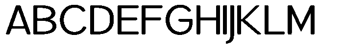 Brigife Soft Expanded Font UPPERCASE