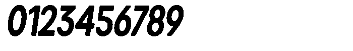 Brigife Soft Extra Bold Condensed Italic Font OTHER CHARS