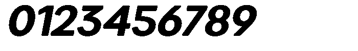 Brigife Soft Extra Bold Semi Expanded Italic Font OTHER CHARS