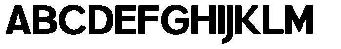 Brigife Soft Extra Bold Semi Expanded Font UPPERCASE