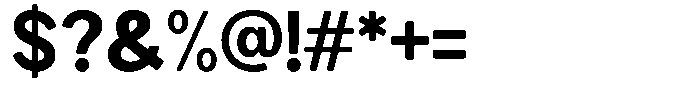 Brigife Soft Extra Bold Font OTHER CHARS