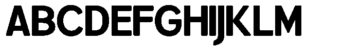 Brigife Soft Extra Bold Font UPPERCASE