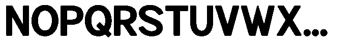 Brigife Soft Extra Bold Font UPPERCASE