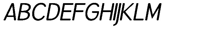 Brigife Soft Italic Font UPPERCASE