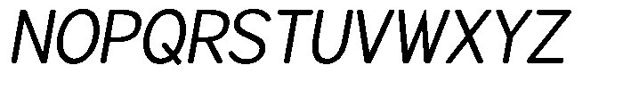 Brigife Soft Italic Font UPPERCASE