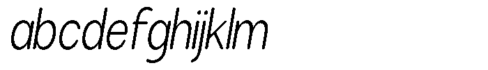 Brigife Soft Light Condensed Italic FONT