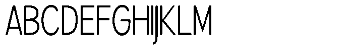 Brigife Soft Light Condensed Font UPPERCASE