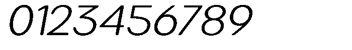 Brigife Soft Light Expanded Italic Font OTHER CHARS
