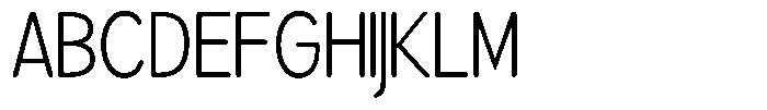 Brigife Soft Light Semi Condensed Font UPPERCASE