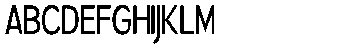 Brigife Soft Medium Condensed Font UPPERCASE