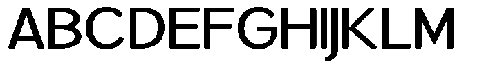 Brigife Soft Medium Expanded Font UPPERCASE