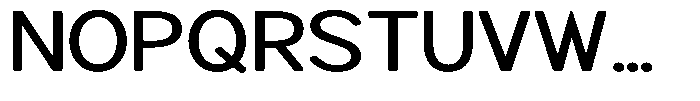 Brigife Soft Medium Expanded Font UPPERCASE