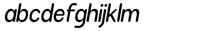 Brigife Soft Medium Semi Condensed Italic FONT