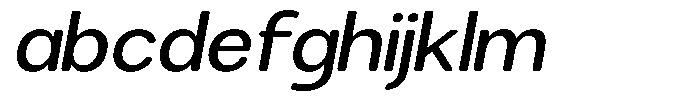 Brigife Soft Medium Semi Expanded Italic FONT