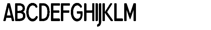 Brigife Soft Semi Bold Condensed Font UPPERCASE