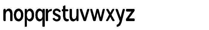 Brigife Soft Semi Bold Condensed Font LOWERCASE