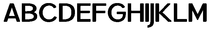 Brigife Soft Semi Bold Expanded Font UPPERCASE