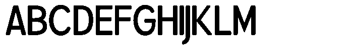Brigife Soft Semi Bold Semi Condensed Font UPPERCASE