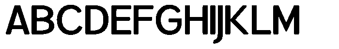 Brigife Soft Semi Bold Semi Expanded Font UPPERCASE