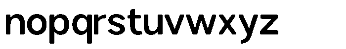 Brigife Soft Semi Bold Font LOWERCASE