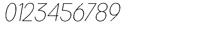 Brigife Soft Thin Italic Font OTHER CHARS