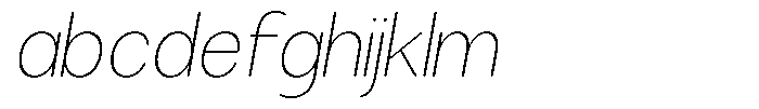 Brigife Soft Thin Italic FONT