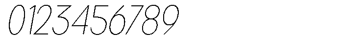 Brigife Soft Thin Semi Condensed Italic Font OTHER CHARS