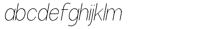 Brigife Soft Thin Semi Condensed Italic FONT
