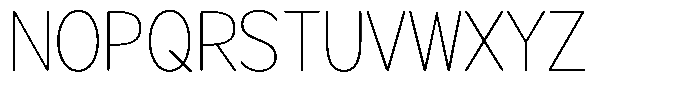 Brigife Soft Thin Font UPPERCASE