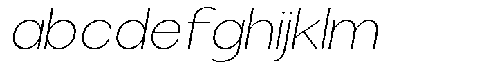 Brigife Thin Expanded Slant FONT