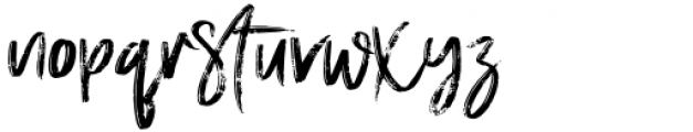 Brigitta Signature Regular Font LOWERCASE