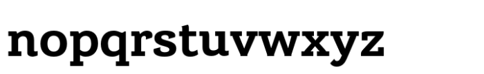 Brignell Slab Bold Font LOWERCASE