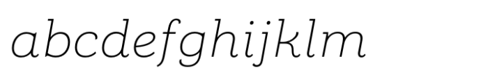 Brignell Slab Light Italic FONT