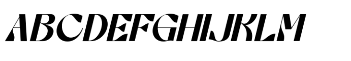 Brigsa Italic Font UPPERCASE