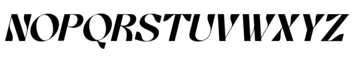Brigsa Italic Font UPPERCASE