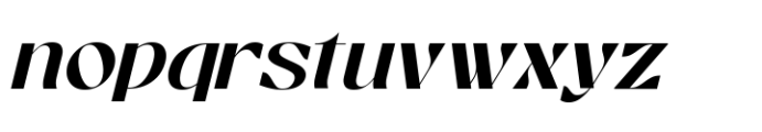 Brigsa Italic Font LOWERCASE