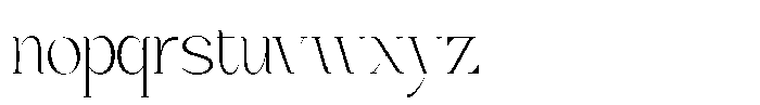 Brikelia Font LOWERCASE