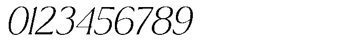 Brikey Moura Italic Font OTHER CHARS