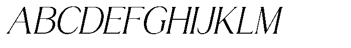 Brikey Moura Italic Font UPPERCASE