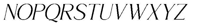 Brikey Moura Italic Font UPPERCASE