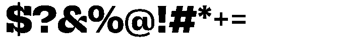 Brikton Slab Brikton Black Font OTHER CHARS