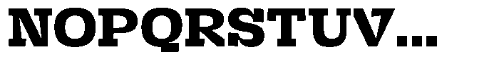 Brikton Slab Brikton Black Font UPPERCASE
