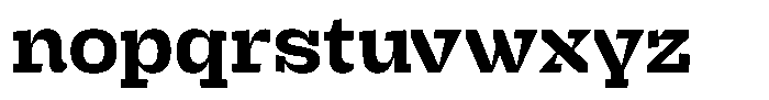 Brikton Slab Brikton Bold Font LOWERCASE