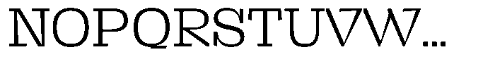 Brikton Slab Brikton Light Font UPPERCASE
