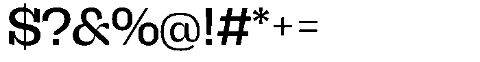 Brikton Slab Brikton Medium Font OTHER CHARS