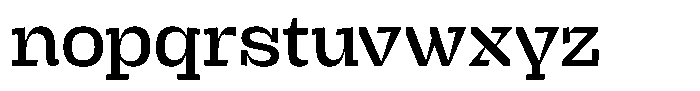 Brikton Slab Brikton Medium Font LOWERCASE