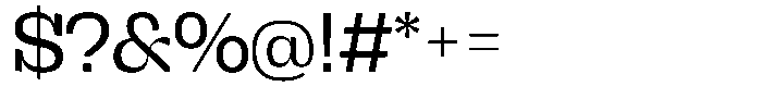 Brikton Slab Brikton Regular Font OTHER CHARS