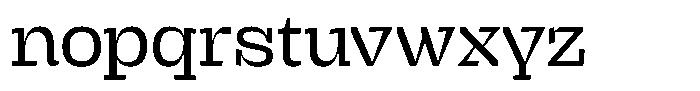 Brikton Slab Brikton Regular Font LOWERCASE