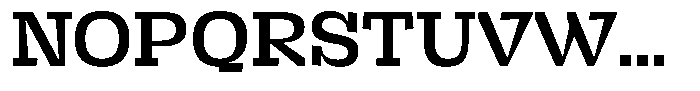Brikton Slab Brikton Semibold Font UPPERCASE